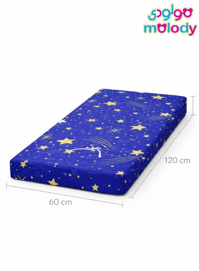 molody Premium Baby Cot Mattress 120×60 cm – Extra Comfort Thickness, Removable Zippered Washable Cover, Soft & Safe for Babies - Image 2
